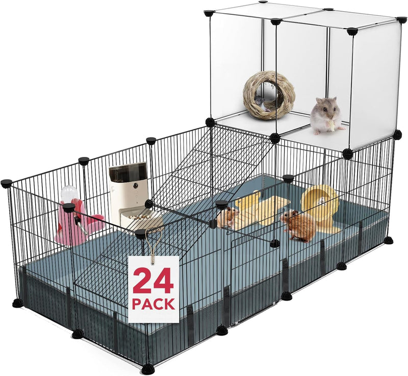 8-Panel IndoorOutdoor Dog Playpen - 32H Metal Fence for LargeMediumSmall Dogs