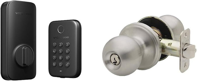 Wyze Auto-Lock Bolt Fingerprint Deadbolt and Wyze Cam OG 1080P Wi-Fi Security Camera Bundle