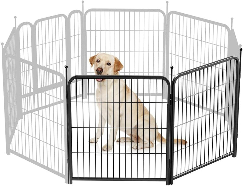 Pawgiant Dog Fence Playpen - IndoorOutdoor Exercise Yard for Dogs 24-40 inches