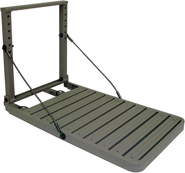 GREAT DAY Load-A-Pup HD 14X20In Safety Pet Loading Platform for Hunting Dogs - Earth-Tone Gray