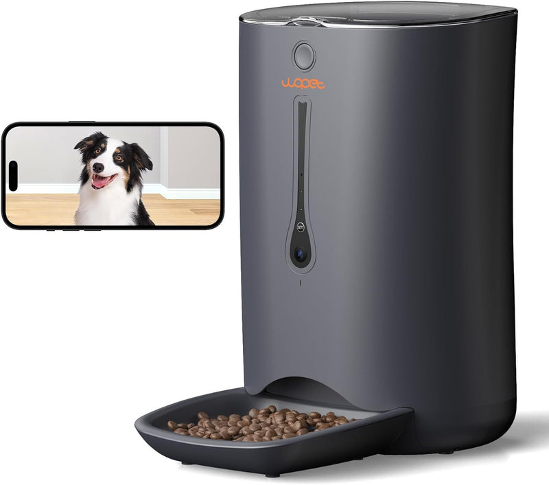 WOPET 6 Meal Automatic Cat Feeder with Camera and App Control