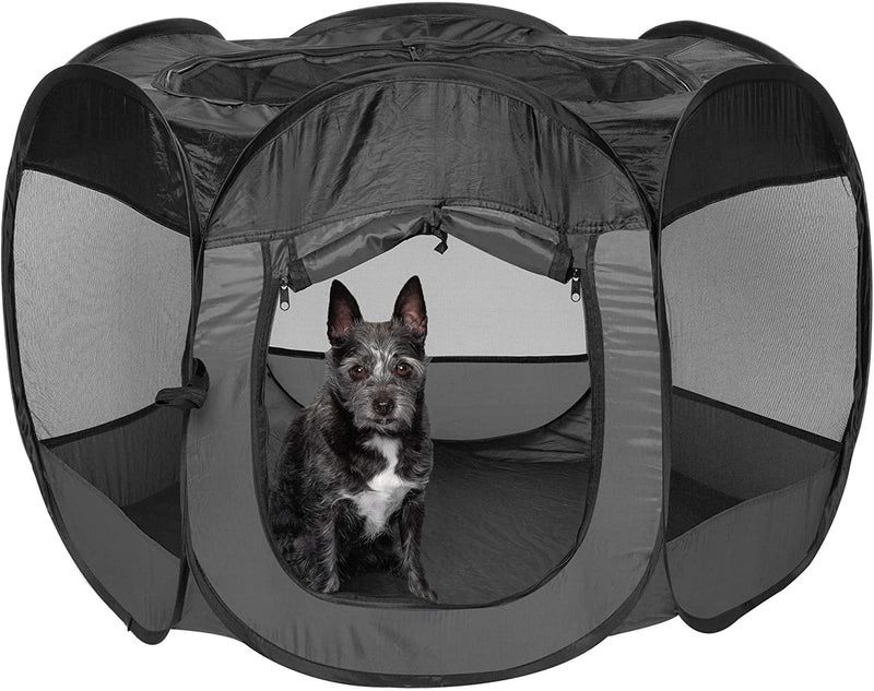 Furhaven Pet Playpen Tent - Green Small