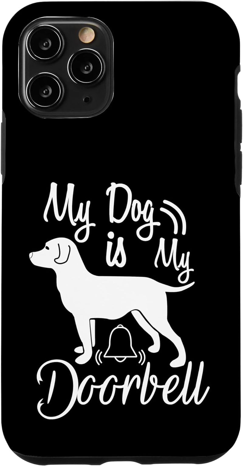 Iphone 14 Pro Max Dog Design Case - Rescue Dogs Fun Doorbell Owner