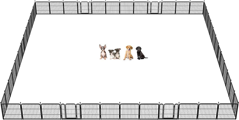 FXW Dog Playpen for Yard Camping - Heavy Duty for PuppiesSmall Dogs 24 Height 8 Panels