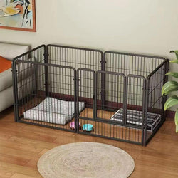 Heavy Duty Portable Dog Playpen - IndoorOutdoor Fence for SmallMedium Pets