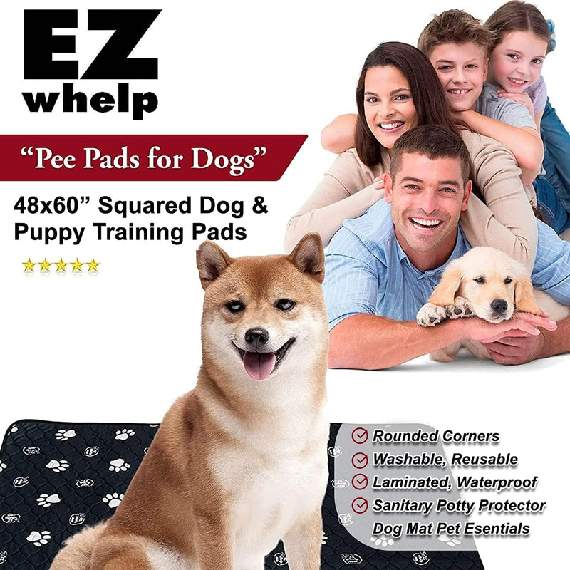 Washable Pee Pads for Dogs - Waterproof 2 Pack 50X80