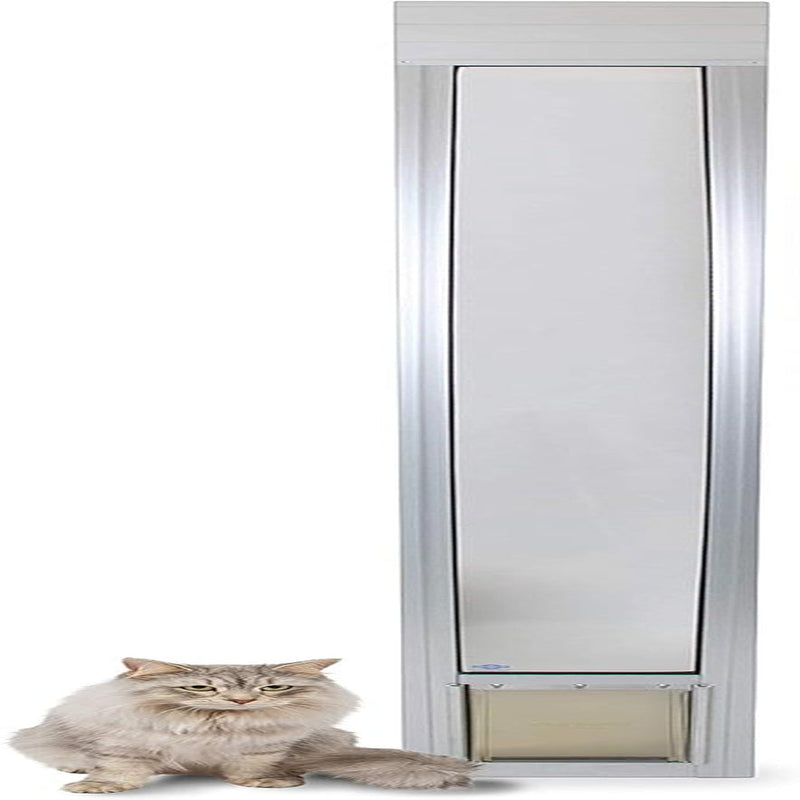 Petsafe Sliding Glass Pet Door - Adjustable Height Large White