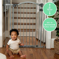 Summer Infant Extra Tall  Wide Safety Gate - Gray 295-53 wide 38 tall