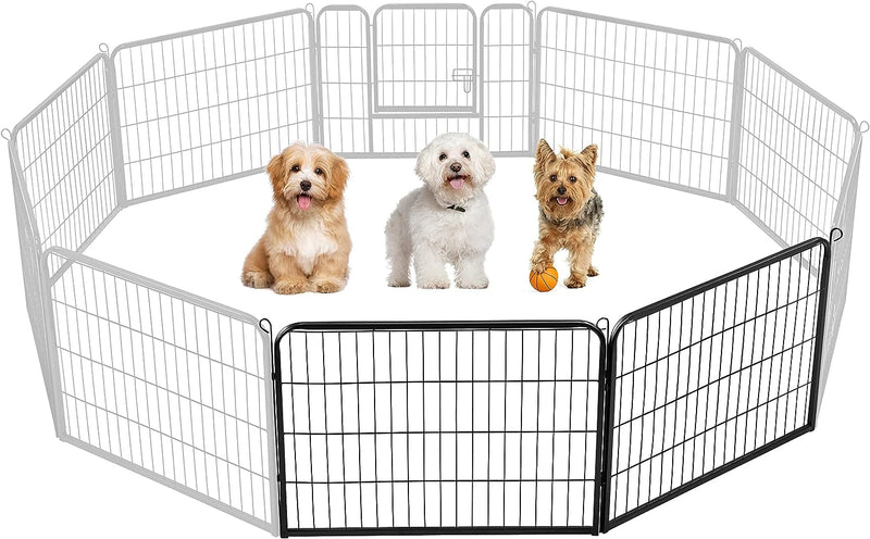 16-Panel Foldable Dog Playpen - Outdoor Fence for Various Animals - Durable 32x32 Inches