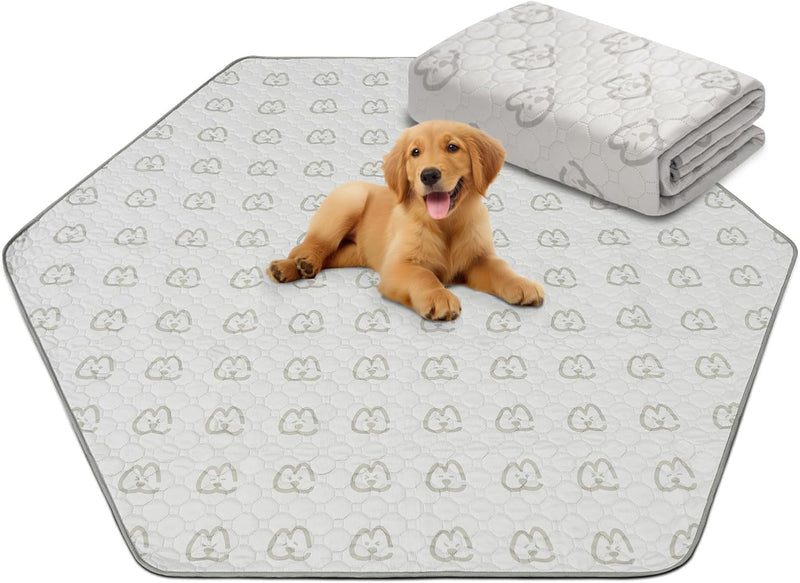 FXW Washable Puppy Pads - Super Absorbent for Dog Playpen 71 Diameter