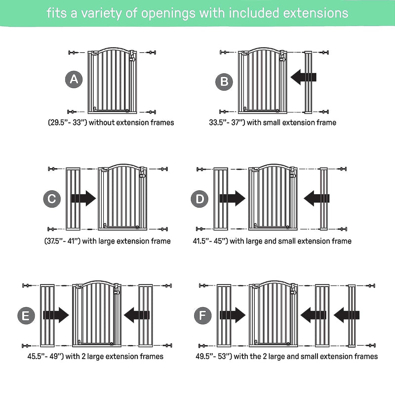 Summer Infant Extra Tall  Wide Safety Gate - Gray 295-53 wide 38 tall