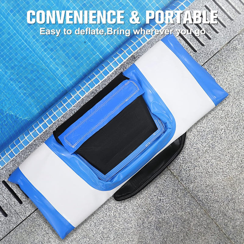 Inflatable Dog Water Ramp - Durable Puncture-Resistant Access for Pools Lakes and Beaches - 59X394