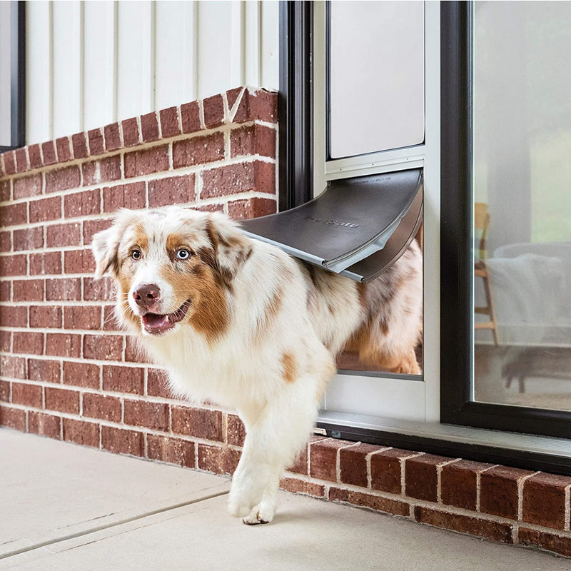 Petsafe Sliding Glass Pet Door - Adjustable Height Large White