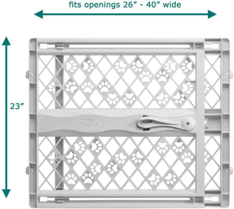 North States 40 Portable Pet Gate - Made in USA Expands  Locks - No Tools Needed