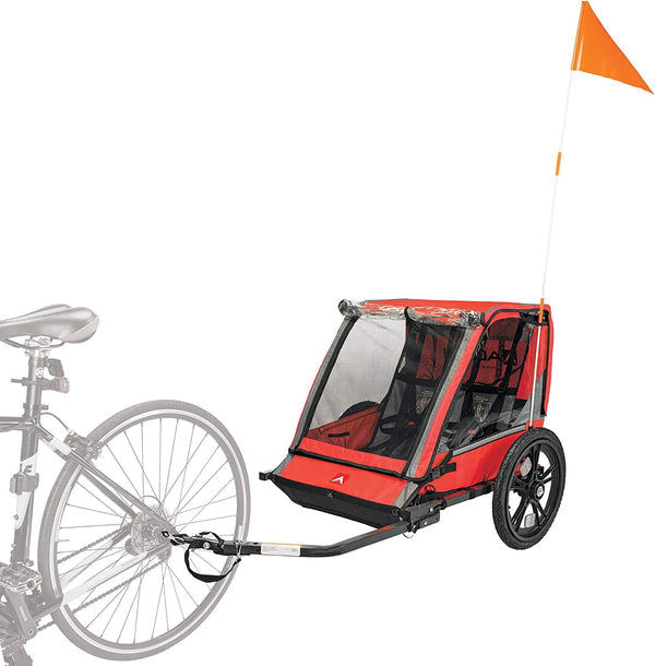 Hi-Viz Bicycle Trailer for 2 Children - Allen Sports ET2 Transport