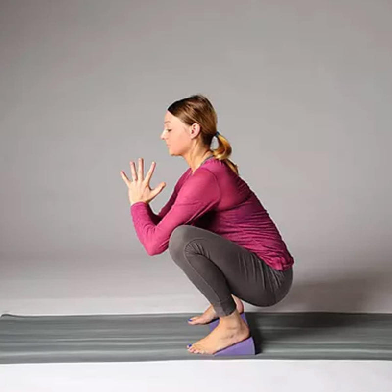 Hugger Mugger Yoga Wedge - Gentle Lift for Sensitive Wrists, Durable and Stable, Supports Joints, Great for Downward Dog
