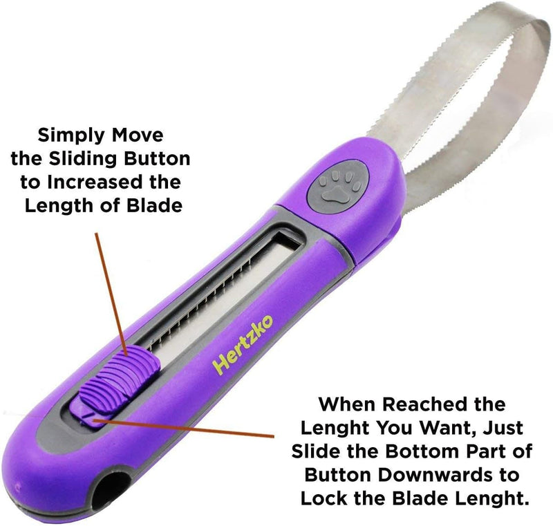 Hertzko Deshedding Tool Dematting Comb/Rake