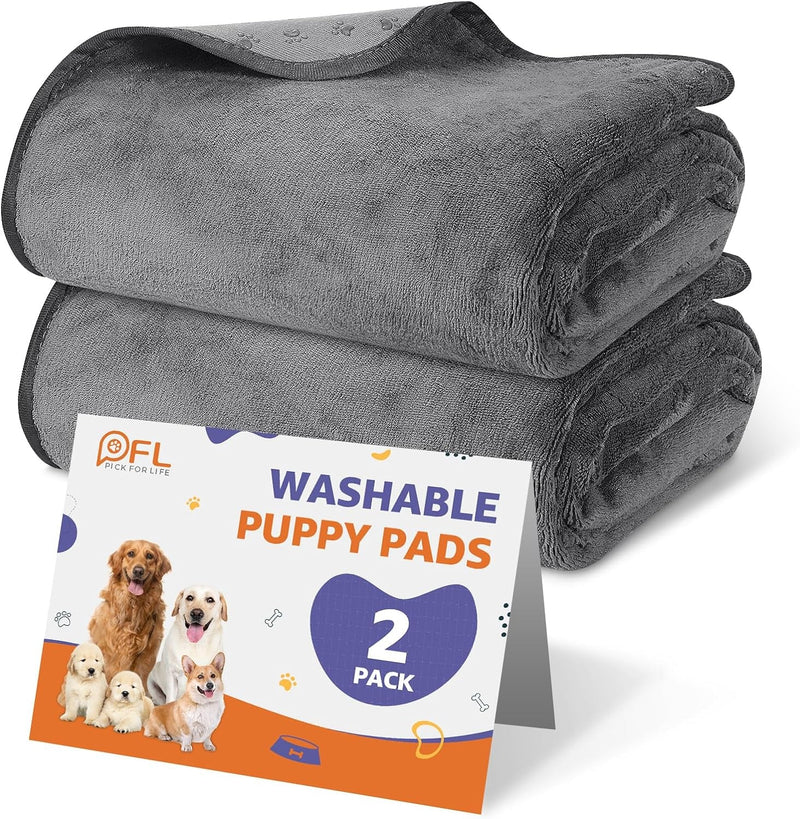 Washable Dog Pee Pad - Extra Large Non-Slip Mat for Incontinence and Housebreaking - Instant Absorb