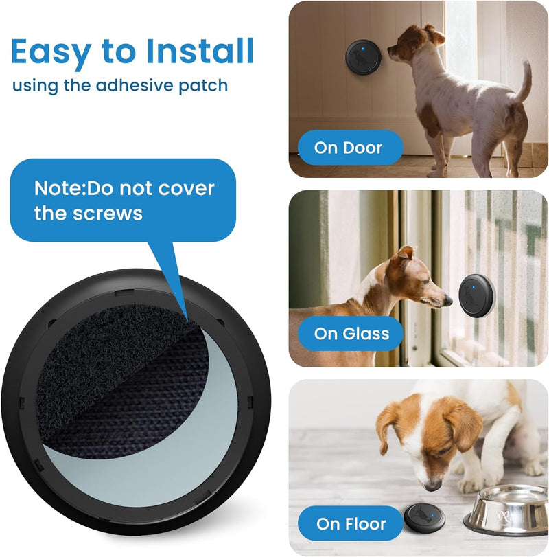 Wireless Dog Potty Training Bell - 1000ft Range Waterproof Touch Button 32 Melodies  4 Modes