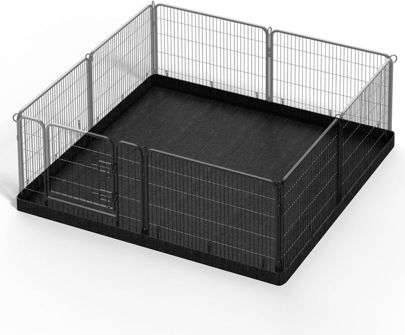 Octagonal Dog Playpen Top Cover - Fits 8 Panels 24 Inch Width Metal Fence No Playpen Included