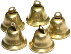 Bronze Retro Trumpet-Shaped Jingle Bells - 20 Pcs