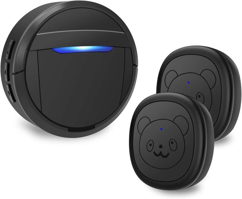 Wireless Dog Doorbell for Potty Training with LED Light and 55 Melodies