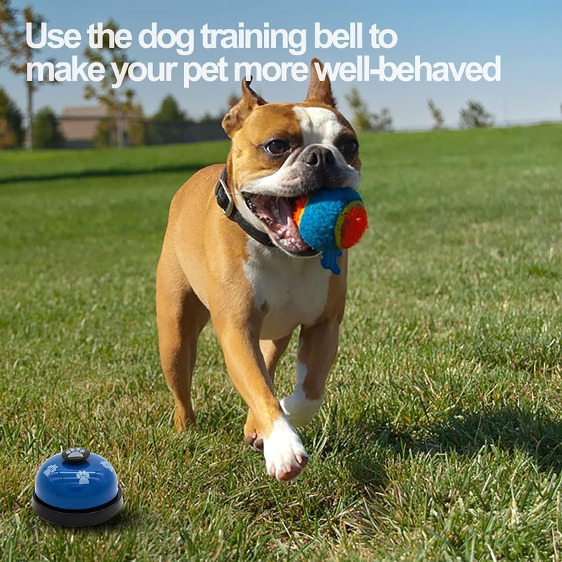 2-Pc Dog Training Bell Kit with Non-Skid Rubber Base and Pet Bells