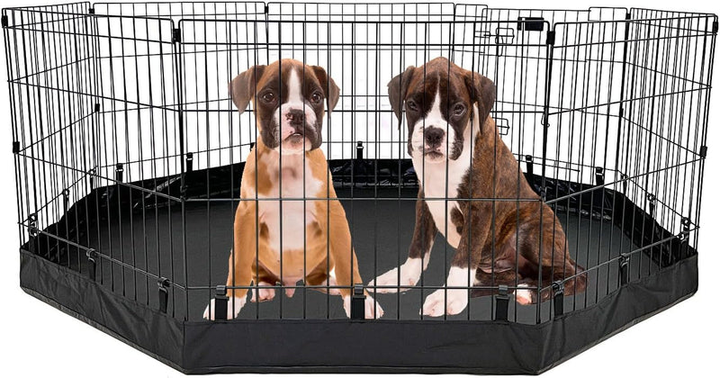 Dog Playpen Cover - Shade  Security for 35 Inch 4-Panel Pet Pens