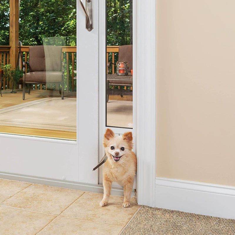 Petsafe Sliding Glass Pet Door - Adjustable Height Large White