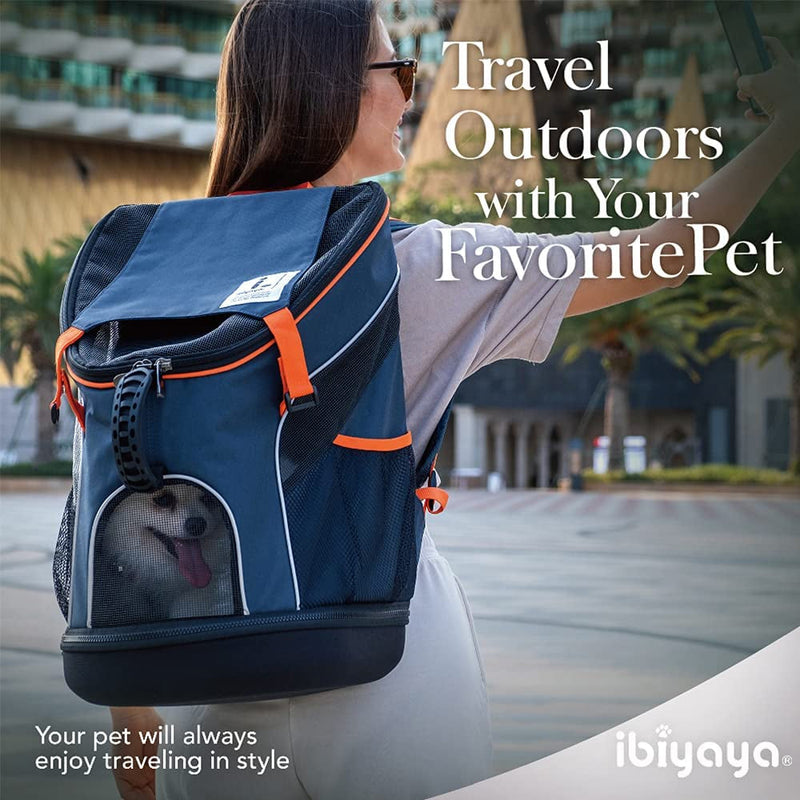 Ibiyaya Airline Approved Pet Carrier - Navy Blue