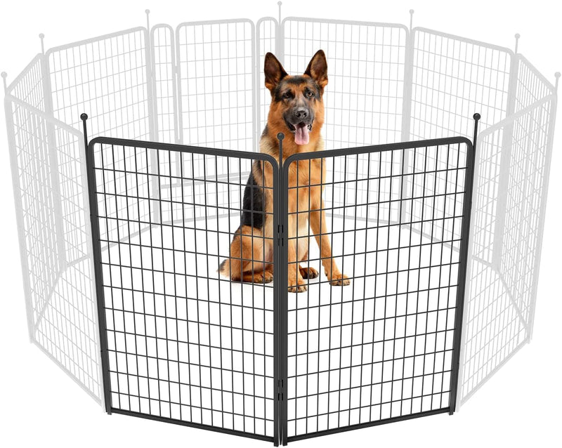 FXW Dog Playpen for Yard Camping - Heavy Duty for PuppiesSmall Dogs 24 Height 8 Panels