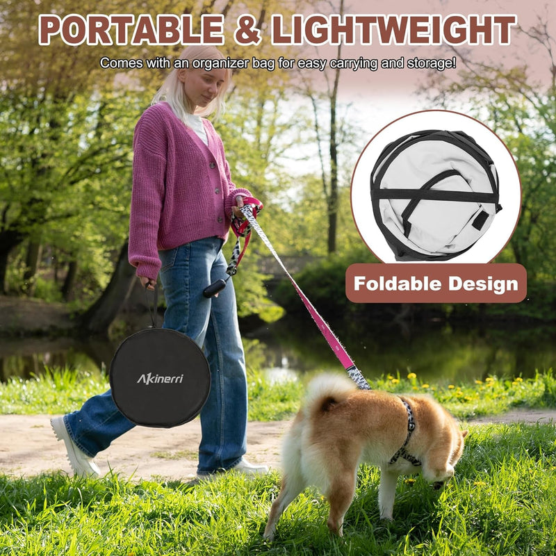 Foldable Dog Playpen with Carrying Bag - Portable Pet Tent for IndoorOutdoor Travel Black-Small