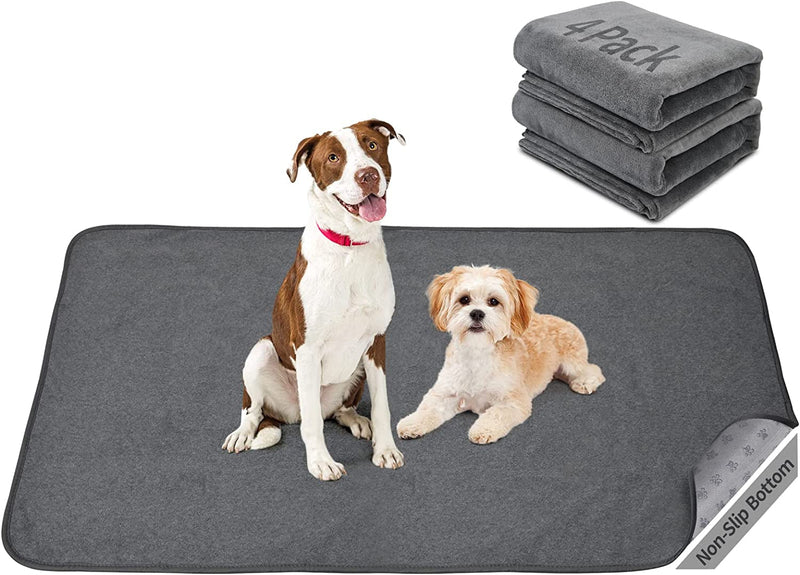 Washable Dog Pee Pad - Extra Large Non-Slip Mat for Incontinence and Housebreaking - Instant Absorb