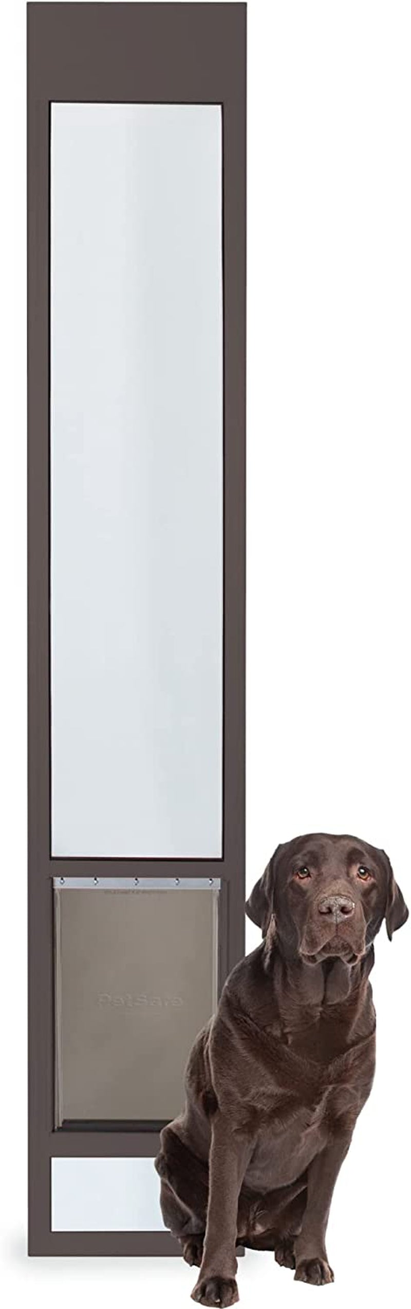 Petsafe Sliding Glass Pet Door - Adjustable Height Large White