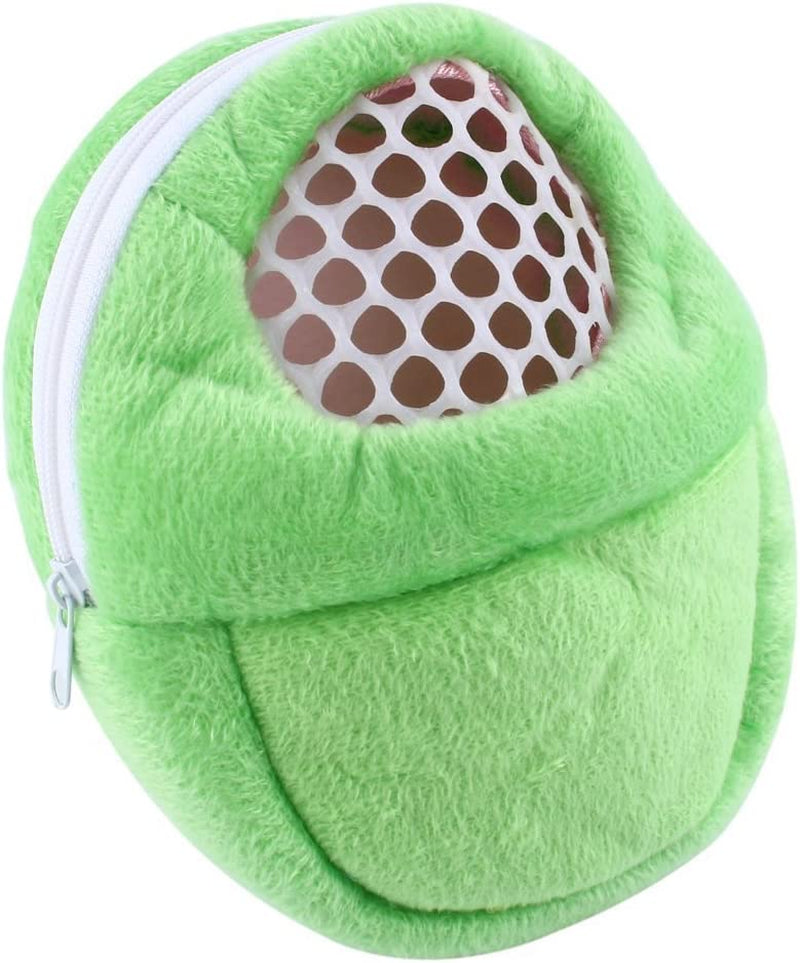 Yosoo Portable Pet Carrier Bag - Breathable Mesh HamsterHedgehogDog Backpack S WhiteGreen
