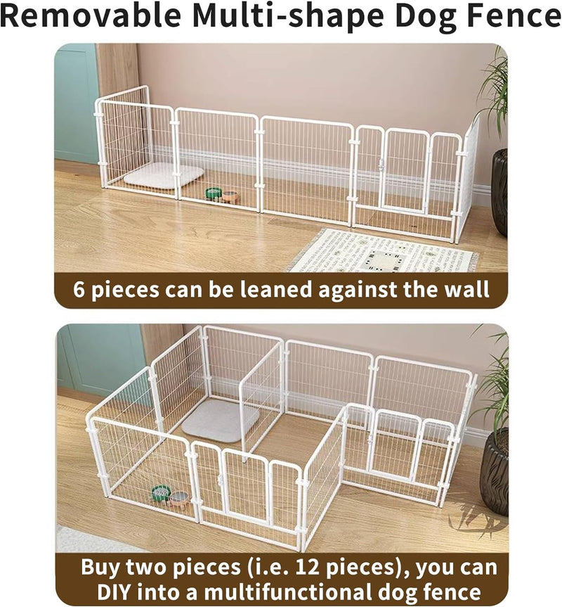 Heavy Duty Portable Dog Playpen - IndoorOutdoor Fence for SmallMedium Pets