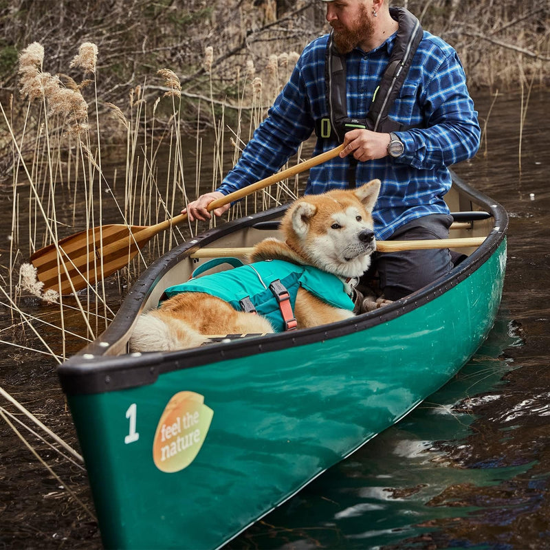 Hurtta ECO Life Savior Dog Life Jacket - Peacock 60-80 Lb