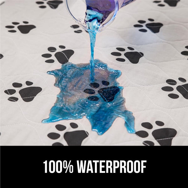 Gorilla Grip Reusable Puppy Pads - Slip Resistant Waterproof Washable Pee Pad for Training and Incontinence