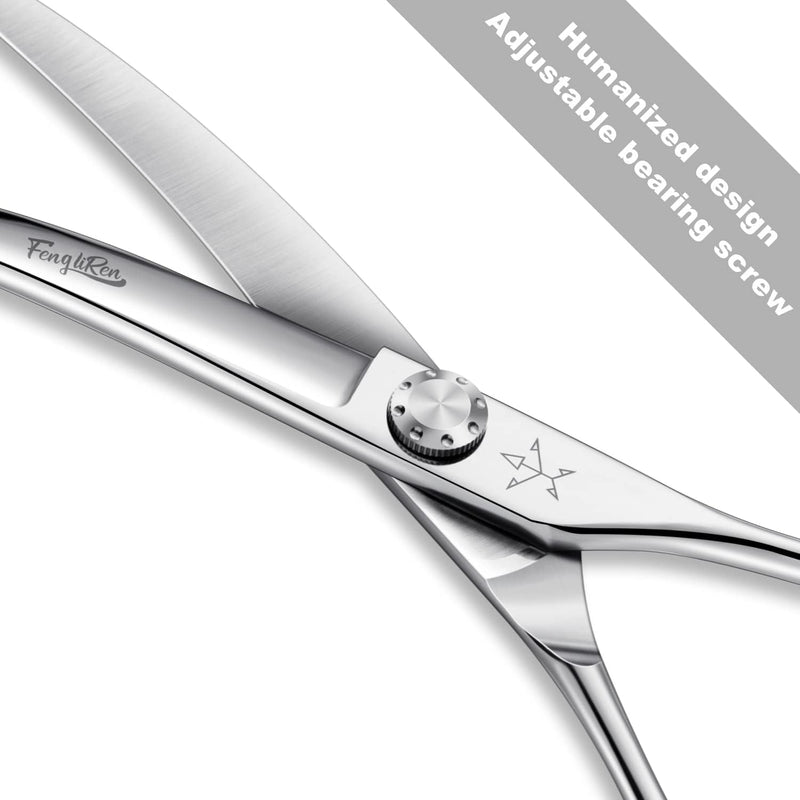 High-End Professional Dog Grooming Curved Scissors Pet Curved Shears 7.5 Inches Extremely Very Sharp Made of Advanced Stainless Steel Alloy by Hand for Dog Cat and Horse Breeder