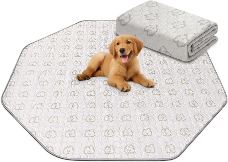 FXW Washable Puppy Pads - Super Absorbent for Dog Playpen 71 Diameter