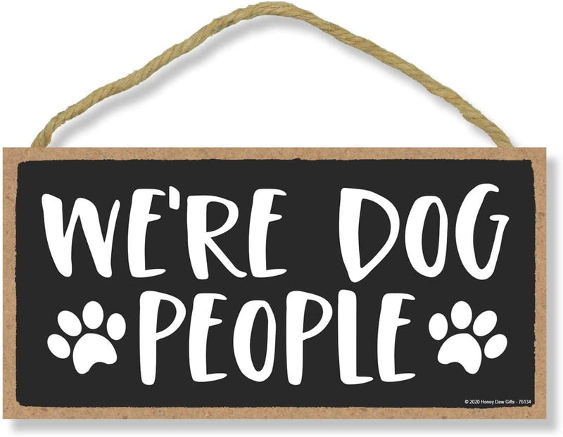 Hanging Door Bell Sign - Funny Dog Needs Exercise Home Decor