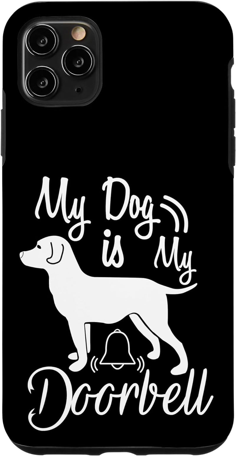 Iphone 14 Pro Max Dog Design Case - Rescue Dogs Fun Doorbell Owner