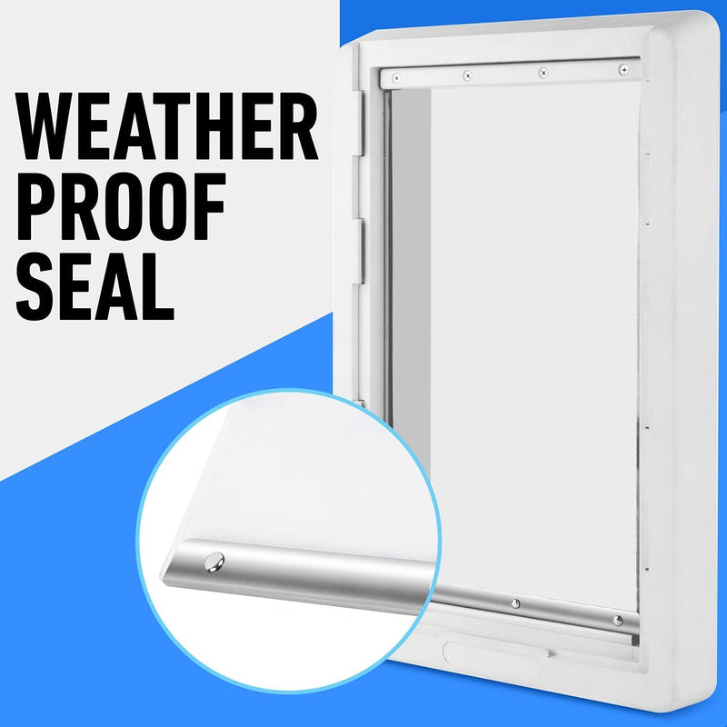 XL Dog Door Flap - Ideal Ruff Weather Compatible Up to 90 lbs