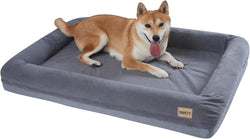 XL Orthopedic Waterproof Dog Bed Removable Cover Grey XL 42286