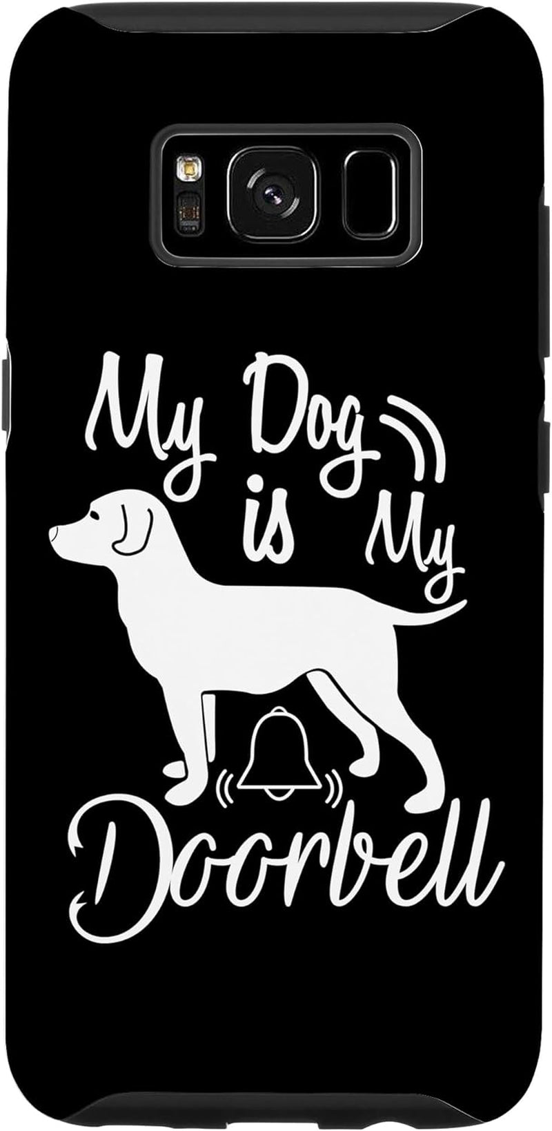 Galaxy S9 Dog Design Case - Rescue Dogs Doorbell Fun and Owner Gift