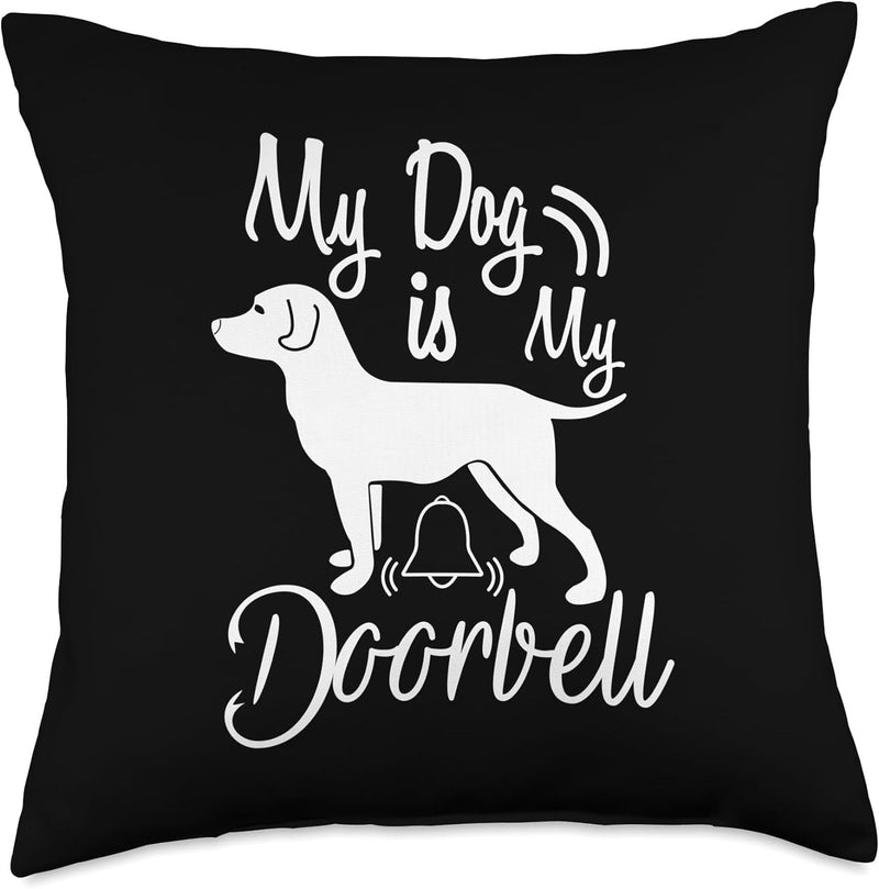 Rescue Dog Throw Pillow - Fun Dog Owner Design