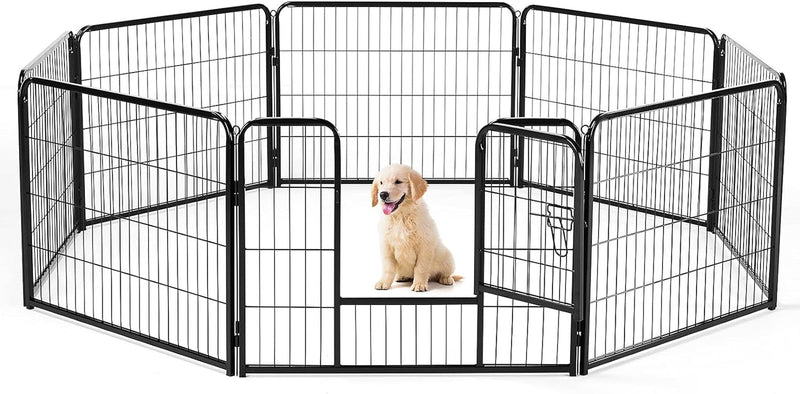 Sweetcrispy Indoor Dog Playpen - 8 Panel Puppy Fence