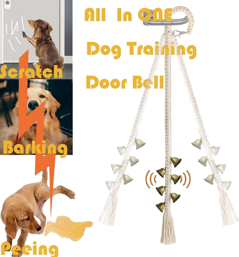 Dog Door Bell - Potty Training and Training Tool for Dogs and Puppies Bronze