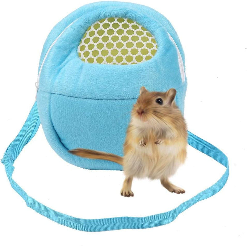 Yosoo Portable Pet Carrier Bag for Hamsters Dogs and Cats BlueWhite Size S
