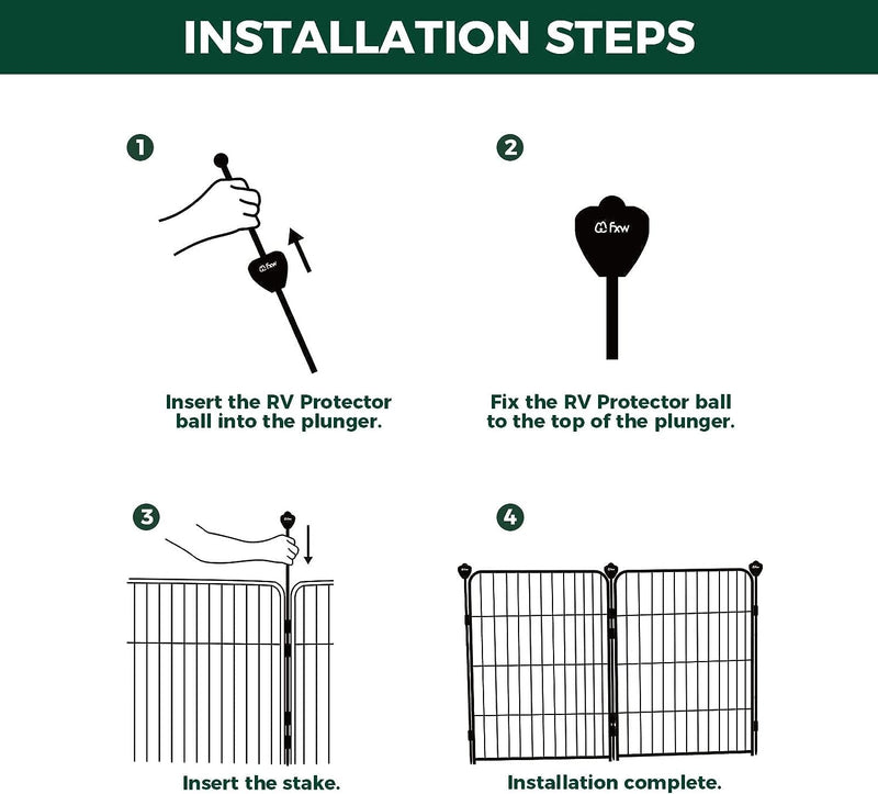 FXW RV Protector Ball - Designed for RV Trips and FXW Dog Playpen Patent Pending